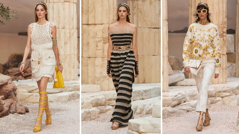 Made In Greece ο οίκος Chanel και ο Καρλ Λάγκερφελντ: Μία έκτακτη κολεξιόν ύμνος στην ελληνική ομορφιά και τον αρχαίο χιτώνα (Φωτό – Βίντεο)