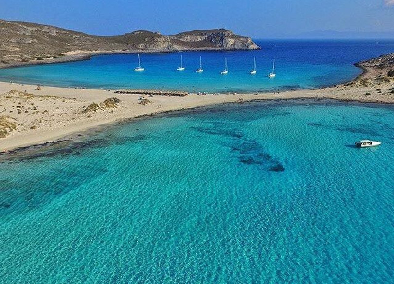Μαγική η παραλία του Σίμου στην Ελαφόνησο από ψηλά - Η φωτογραφία της ημέρας από το We Love Greece - Made in Greece