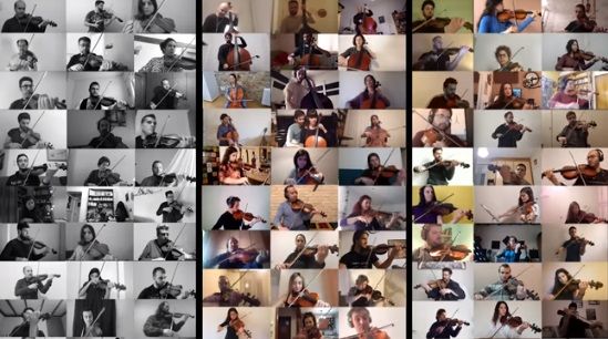 To βίντεο της ημέρας: 100 βιολιά από όλη την Ελλάδα παίζουν τον “Μπάλο” μέσα στην καραντίνα – Βιολιά, βιόλες, βιολοντσέλα, κοντραμπάσα