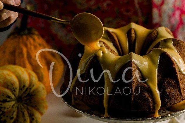 Ντίνα Νικολάου: Κέικ Μαρμπρέ σοκολάτα - κολοκύθα