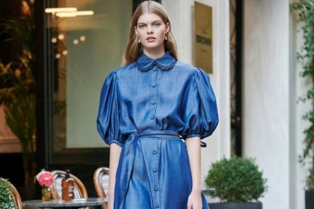 Evi Grintela: Τα ακαταμάχητα Patchwork Shirt Dresses της για Classy και Chic εμφανίσεις (φωτό)