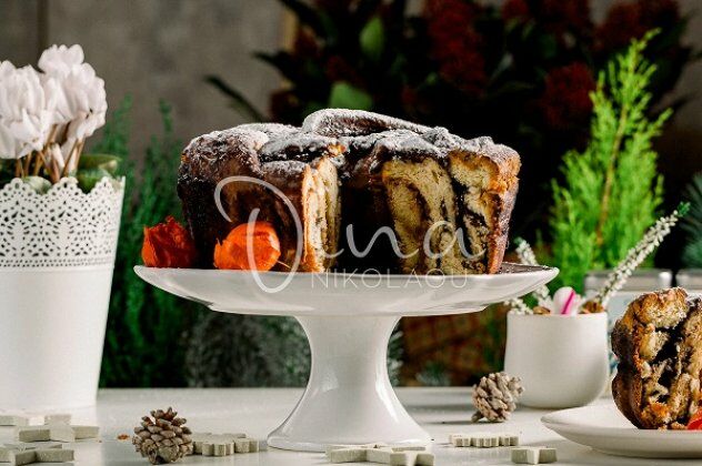 Ντίνα Νικολάου: Κουλούρα μπριος με σοκολάτα και φυστικοβούτυρο – τέλειο για πρωινό, Brunch ή συνοδευτικό με τον καφέ & το τσάι