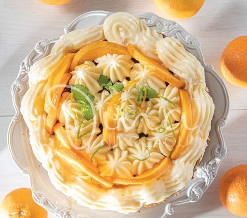 πορτοκαλόπιτα-τούρτα