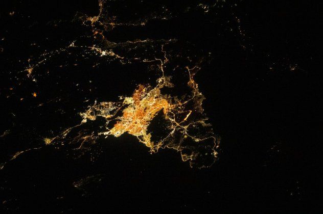 φωτογραφία που ανέβασε η NASA από το διάστημα